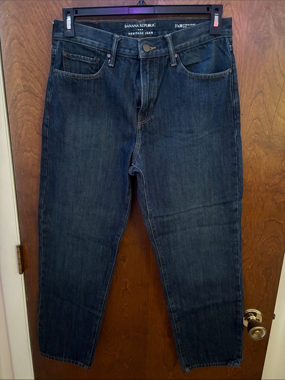 Banana Republic Men's 31/30 Heritage Slim Straight Jeans